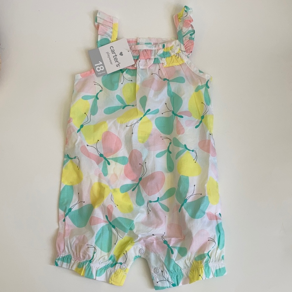Carter’s Butterfly Summer Romper, 18 M